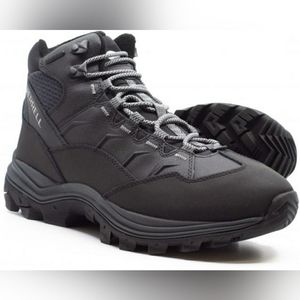 Merrell Thermo Chill J16466 Black Lace Up Ankle winter hiking Boots 10 8.5